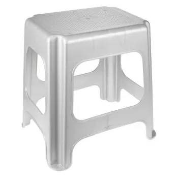 KEEEPER Maxi Max askelma, vaaleanharmaa, 41 x 33,5 x 42,5 cm, 150 kg kuormitus, liukumaton, pinottava