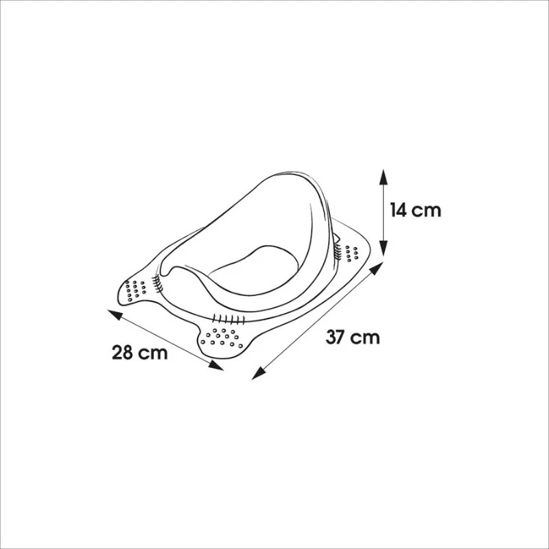 keeeper pottaharjoittelija comfort Zuza Pure 28x37x14cm pinkki