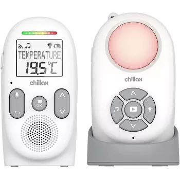 Chillax CB360 kannettava DECT-audiovauvapuhelin, 120 kanavaa, valkoinen