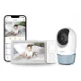 Chillax DM568 Wi-Fi & FHSS -videovauvapuhelin 5 inch -näytöllä, kääntyvä-kallistuva kamera, yönäkö, kaksisuuntainen puhelu, lämpötila-anturi, tuutulaulut ja Hubble-sovellus