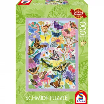Schmidt Spiele Schmetterlingstreiben 1000 palan palapeli