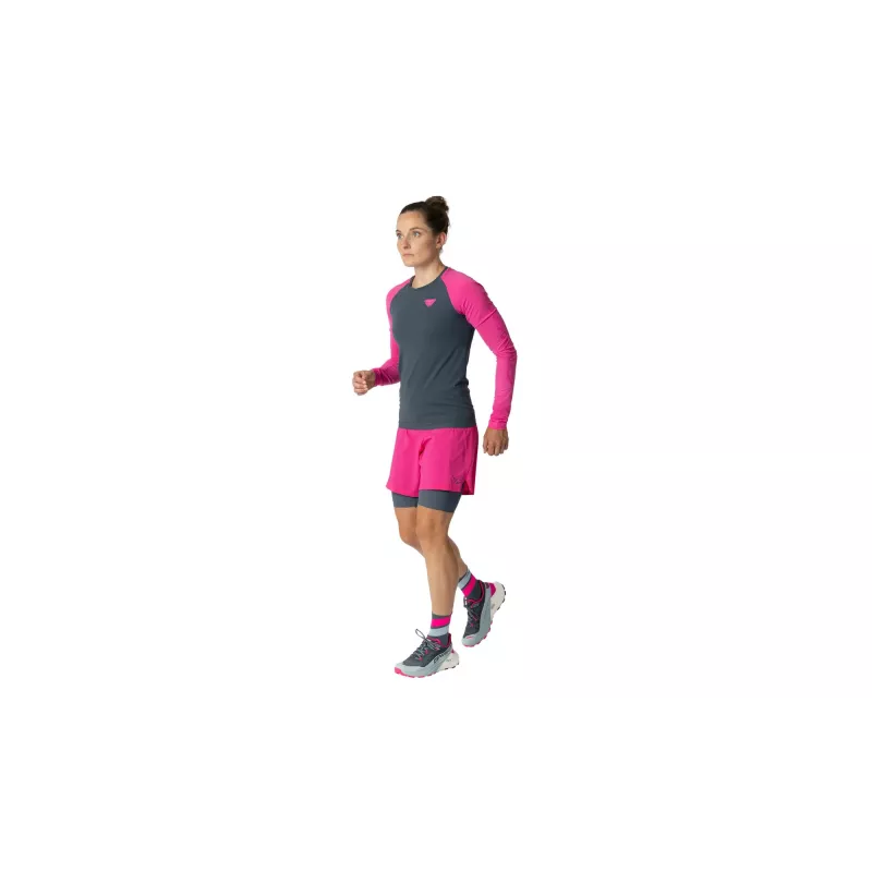 Salewa naisten Dynafit Ultra 2/1 juoksushortsit Pink Glo XS