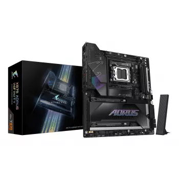GIGABYTE X870 AORUS INFINITY AM5 ATX -emolevy, DDR5, 4x M.2, Wi-Fi 7, 2.5GbE