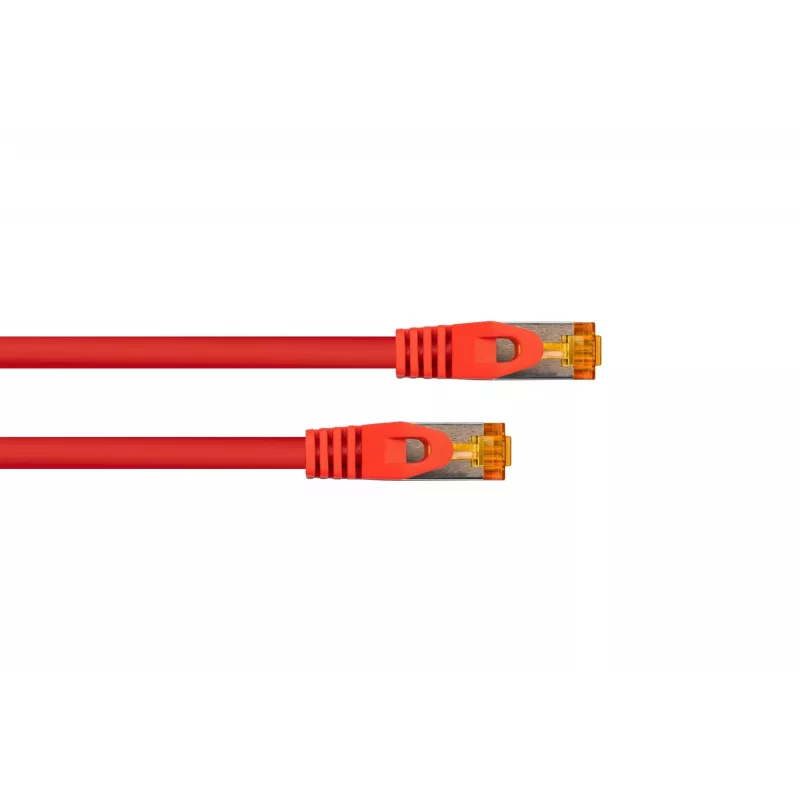 KABELMEISTER Cat.7 S/FTP -verkkokaapeli, RJ45, TPE, punainen, 1,5 m
