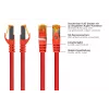 KABELMEISTER Cat.7 S/FTP -verkkokaapeli, RJ45, TPE, punainen, 1,5 m