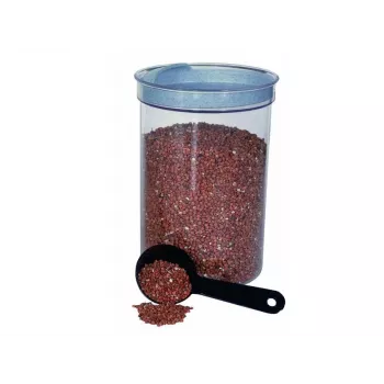 Curver Petlife pyöreä lemmikkien ruokakulho lusikalla, 1,7 L, valkoinen