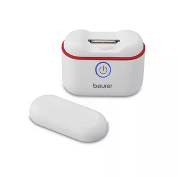 BEURER MP10 sähköinen kynsileikkuri LED-valolla ja pölynsäiliöllä, ladattava, USB-C