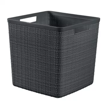 CURVER kori Jute neliö 17L 28x28x27cm tummanharmaa