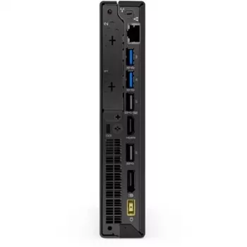 Kunnostettu Lenovo ThinkCentre M720q Tiny -pöytätietokone - Intel Core i5-8500T, 8GB DDR4, 256GB NVMe SSD, Windows 11 Pro, Wi-Fi 5, Bluetooth 5.0, Gigabit Ethernet, 1x USB-C, 5x USB-A, 2x DisplayPort, 1x HDMI