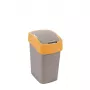 Curver Flip Bin roskakori 25L, hopea/keltainen