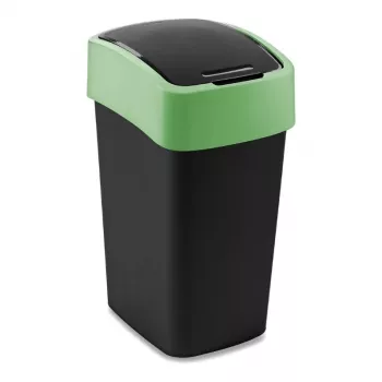 Curver Flip Bin 25L jäteastia musta/vihreä