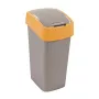 CURVER Flip Bin 45L jäteastia hopea/keltainen