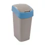 CURVER Flip Bin 45L jäteastia hopea/sininen