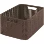 Curver Style Box M 38,6 x 28,7 x 17 cm tummanruskea säilytyslaatikko kannella