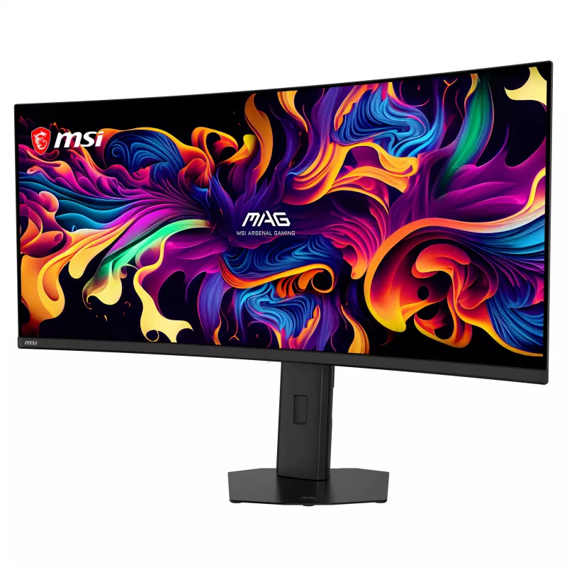 MSI 34 tuuman QD-OLED UWQHD 280Hz kaareva pelinäyttö (9S6-3DE39T-003)