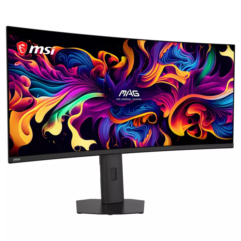 MSI 34 tuuman QD-OLED UWQHD 280Hz kaareva pelinäyttö (9S6-3DE39T-003)