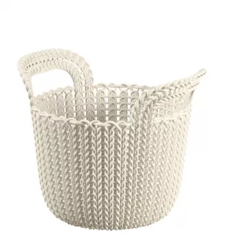 CURVER kori Knit XS pyöreä 3L valkoinen 23x19x19cm