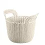 CURVER kori Knit XS pyöreä 3L valkoinen 23x19x19cm