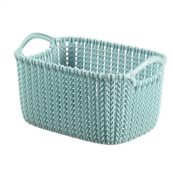 CURVER kori Knit XS suorakaiteen muotoinen säilytyskori 3L sininen 25x18x14cm
