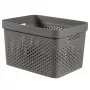 CURVER Infinity Recycled -laatikko 17L 36x27x22cm tummanharmaa