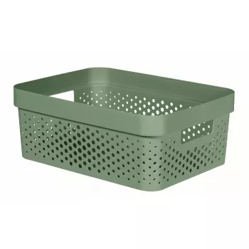 CURVER Infinity Recycled -laatikko 11L 36x27x14cm vihreä