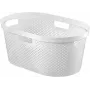 CURVER Infinity Recycled pyykkikori 40L 59x39x27cm valkoinen