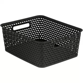 Curver Your Style M säilytyskori 35x30x13 cm tummanruskea taitettava pinottava 13,7L
