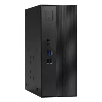 ASRock DeskSlim X600 Barebone Mini-PC, AMD AM5-kanta, DDR5 SO-DIMM, PCIe Gen5 M.2, 2,5GbE, ilman RAM-muistia/tallennustilaa/käyttöjärjestelmää, musta
