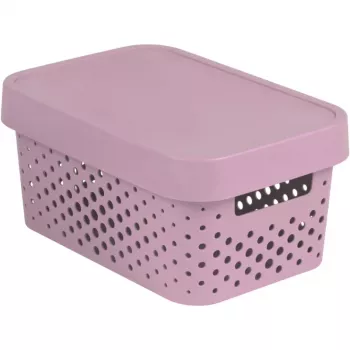 CURVER Infinity Recycled 4,5L pinkki säilytyslaatikko 27x19x12cm