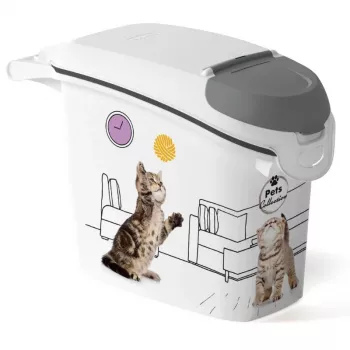 CURVER Pets Life koiran ja kissan ruoan säilytysastia 6 kg 15 L 23x50x36 cm