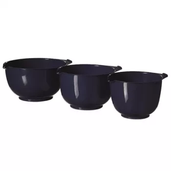 CURVER sekoituskulhosetti 3 kpl 1,5L + 2L + 2,5L, tummansininen