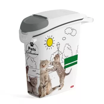 CURVER Pets Life koiran ja kissan ruoan säilytysastia 10 kg 23 L 23,2x49,7x50,3 cm