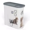 CURVER Pet Life koiran ja kissan ruoan säilytysastia 1,5 kg 2L