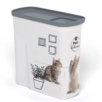CURVER Pet Life koiran ja kissan ruoan säilytysastia 1,5 kg 2L