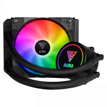 GAMDIAS Aura GL120 120mm ARGB AIO neste-CPU-jäähdytin 16321-01600-30000-G
