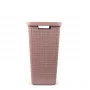 CURVER pyykkilaatikko Jute 58L pinkki 43x34x60cm