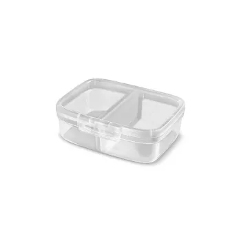 CURVER Snap Box suorakaiteen muotoinen säilytyslaatikko väliseinällä, 3,3L, läpinäkyvä