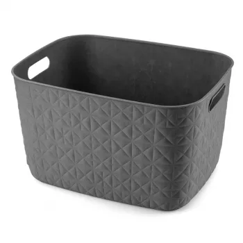 CURVER Softex L 19L säilytyskori, tummanharmaa, 37,9 x 29,2 x 22,1 cm