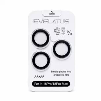 Evelatus Apple iPhone 18 Pro / 18 Pro Max kameraobjektiivin suojalasi Armor kirkas