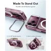ESR Classic Hybrid Kickstand MagSafe -kotelo iPhone 17 Pro / 18 Pro läpinäkyvä