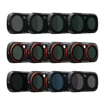Freewell Mega -suodatinsarja Insta360 Luna Ultra, 12 osaa (FW-LNUB-MEGA)