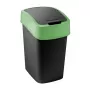 CURVER Flip Bin 9L musta/vihreä jäteastia