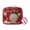 Stagg CPK 01 Junior akustinen lasten rumpusetti, 3-osainen shell pack, jossa snare ja crash-symbaali, poppelikorit, musta