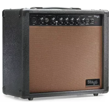 Stagg S20AAR 20W akustisen kitaran combo-vahvistin kaikulla