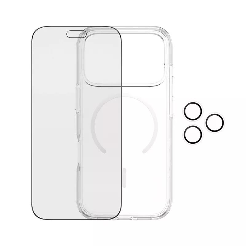 PanzerGlass PG PGC Privacy Flagship 3-in-1-paketti iPhone 18 Pro -puhelimelle