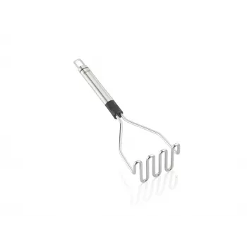 LEIFHEIT ProLine perunamuusin valmistin 103032 – 18/10 ruostumaton teräs, ergonominen musta kahva, konepesunkestävä, 285 mm