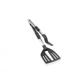 Leifheit ProLine 2-in-1 pannulasta ja taikinakaavin, ruostumaton teräs, 30,5 cm