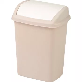 CURVER Dominik 10L heilurikantinen jäteastia, beige, 20x25x36cm