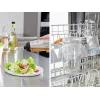 LEIFHEIT salaattikastikkeen shaker 300 ml, läpinäkyvä/vihreä