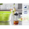 LEIFHEIT salaattikastikkeen shaker 300 ml, läpinäkyvä/vihreä